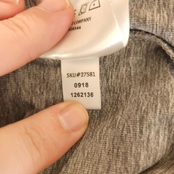 FootJoy Womens Small Gray Grey Engineered Jersey 1/4 Zip Pullover Sweatshirt - Picture 5 of 9